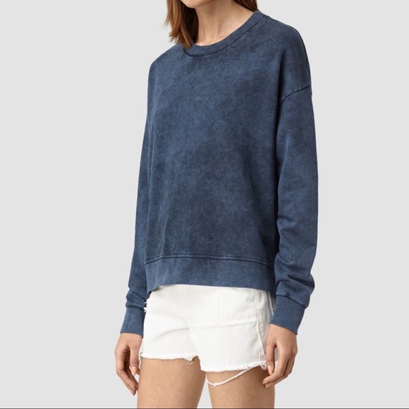 All Saints Sweaters - Allsaints Blue New Lo Sweater Size Small S